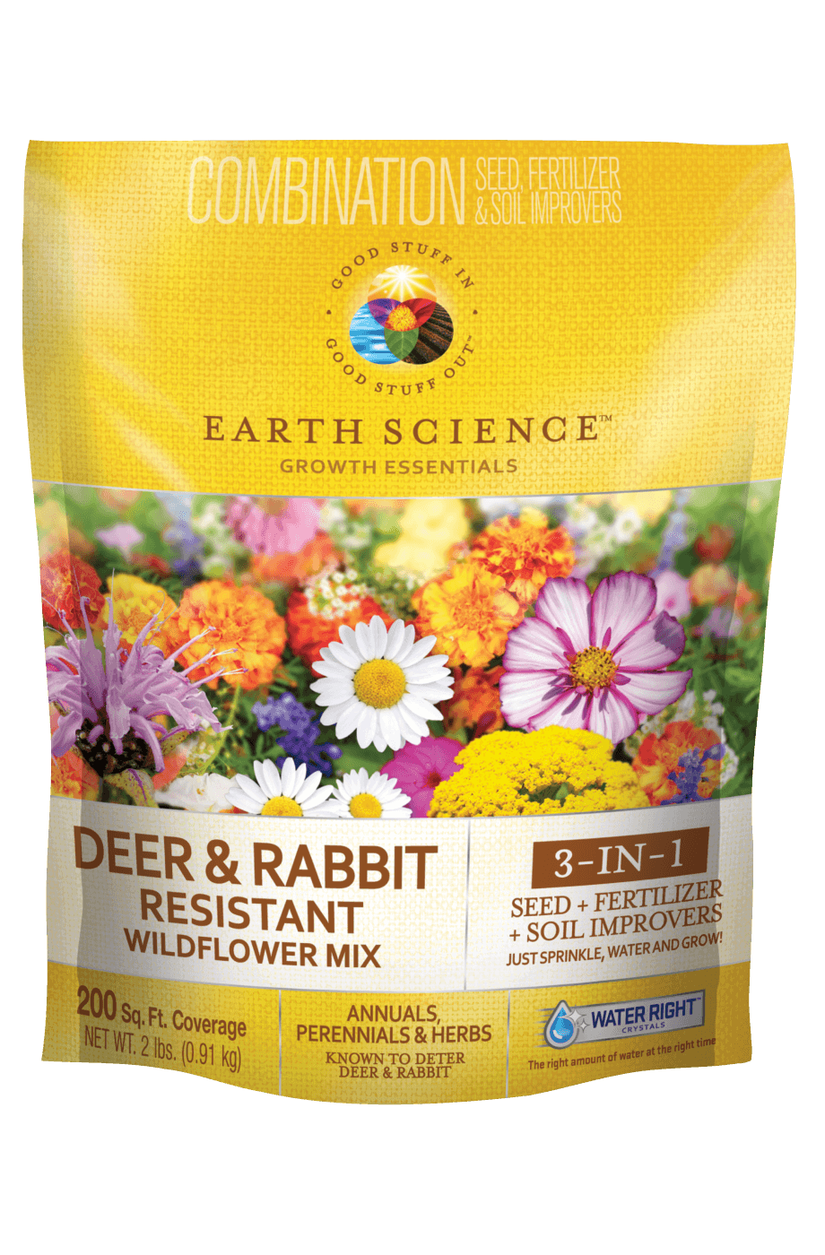 Earth Science Deer & Rabbit Resistant Flower Mix