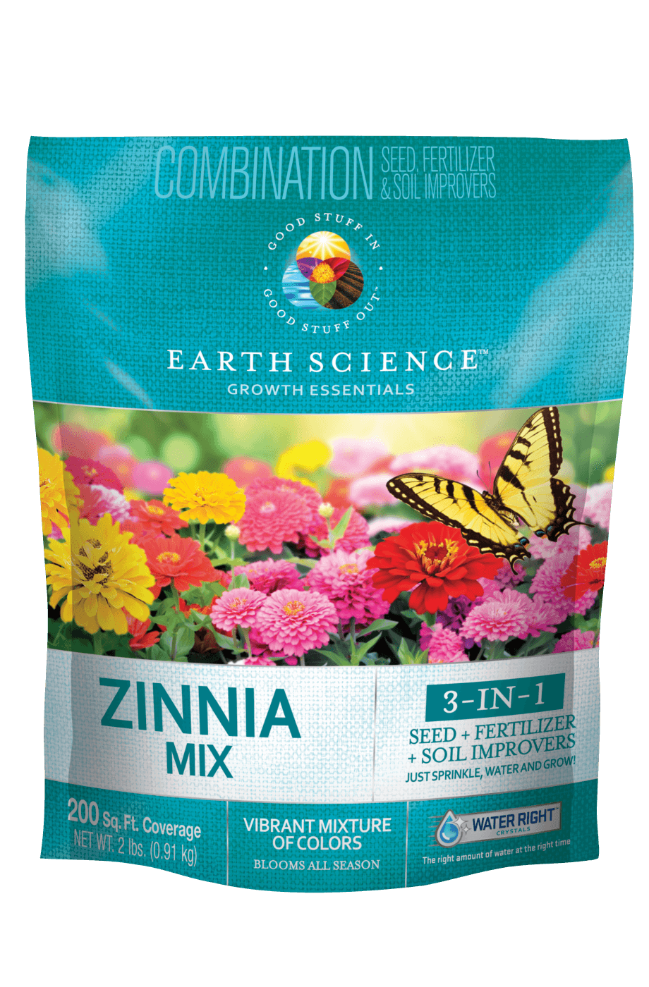 Earth Science Wildflower Zinnia Mix